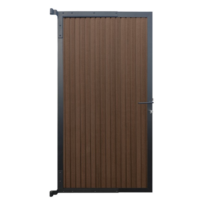 Elephant Tuindeur Dark Line Stripes Dark Brown Co-Ex 90x180cm